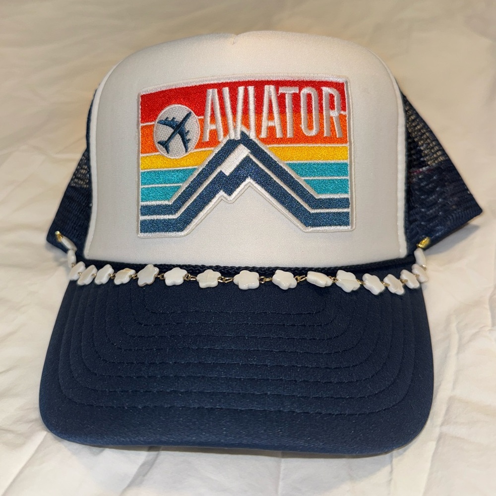 Custom-Made Aviator Patch Trucker Hat - Picture 3 of 6